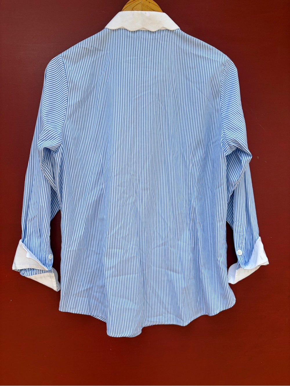Gretchen Scott Striped Button Down Blouse - Picture 4 of 4